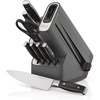 image:imageNinja K32009 Foodi NeverDull Premium Knife System 9 Piece Knife Block Set with Builtin Sharpener German Stainless Steel Knives BlackBlack