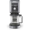 image:imageNinja NC501 CREAMi Deluxe 11in1 Ice Cream amp Frozen Treat Maker with 2 XL Family Size Pint Containers Silver Renewed