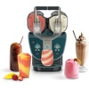 image:imageNinja SLUSHi Twist Smart Frozen Drink Maker with Dual SlushAssist FS701GN  2 SLUSHI MACHINES IN 1 Serve separately or twist together Dual SlushAssist Technology 10 Servings two 72 oz vessel