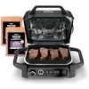image:imageNinja Woodfire Pro Outdoor Grill with Builtin Thermometer OG751  Ninja Woodfire Pro Grill uses wood pellets amp electric power with a builtin thermometer for perfect noguesswork cooking7in1 Grill