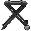 image:imageNinja XSKSTAND Woodfire Collapsible Outdoor Grill Stand Compatible with Ninja Woodfire Grills OG700 Series Foldable Side Utensil Holder WeatherResistant Black  Ninja Woodfire Grill Stand collapses for storage locks in securely rolls on wheels with 3 utensil hooksWorks with OG700 series