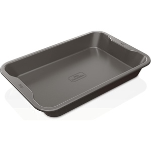 image:imageNinja B30116 Foodi NeverStick Premium 14 inch x 16 inch Cookie Sheet Nonstick Oven Safe up to 500F Dishwasher Safe Grey9x13 Deep Cake Pan