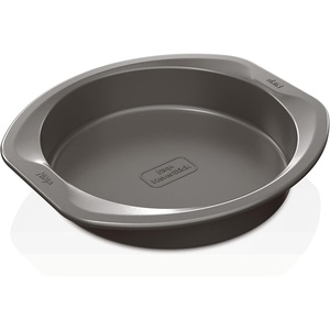 image:imageNinja B30309 Foodi NeverStick Premium 9 inch Round Cake Pan Nonstick Oven Safe up to 500F Dishwasher Safe Grey9 Round Pan