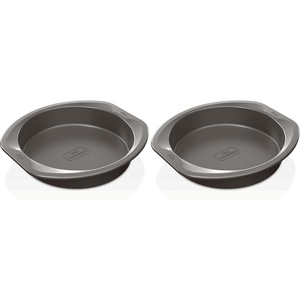 image:imageNinja B30309 Foodi NeverStick Premium 9 inch Round Cake Pan Nonstick Oven Safe up to 500F Dishwasher Safe Grey9 Round Pan Pack of 2