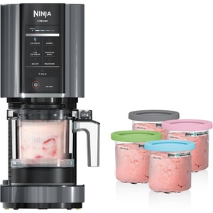 image:imageNinja CREAMi 7in1 Ice Cream Maker Includes 5 Pints for Ice Cream Gelato Sorbet Milkshakes Mixins Smoothie Bowls amp MoreCREAMi  5 16 oz Pints