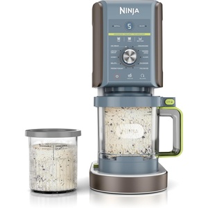image:imageNinja CREAMi Deluxe Ice Cream Maker  11in1 Create Frozen Desserts Sorbet Milkshakes Yogurt amp More  Includes 2 Dishwasher Safe XL 24 Oz Tubs with storage lids  Blue  NC501ND