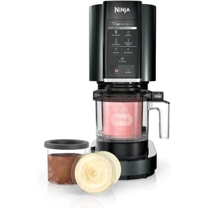 image:imageNinja CREAMi Ice Cream Sorbet Milkshake Maker  3 CREAMi Pints Black  Sorbet and milkshake modes Includes three pint containers