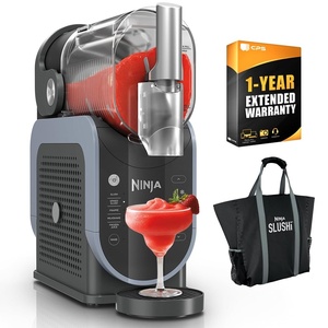image:imageNinja FS300 SLUSHi 72oz Frozen Drink amp Slushie Machine Renewed Bundle with Deco Essentials Collapsable Water Bottle BPA Free 24oz GrayStainless and 1 YR CPS Enhanced Protection Pack88 oz  5 Presets  Ninja Tote