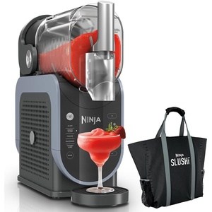 image:imageNinja FS301 SLUSHi 88 oz Frozen Drink amp Slushie Machine Renewed Bundle with Ninja SLUSHi Travel Party Tote Black