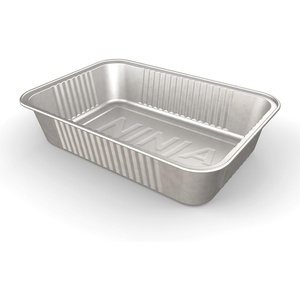 image:imageNinja FlexFlame Disposable Aluminum Grease Tray Liners for PG300 10Pack  Ninja FlexFlame Grease Tray Liners are disposable aluminum foil for hasslefree cleanupfits PG300 series