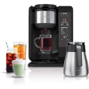 image:imageNinja Hot amp Cold Brewed System WThermal Carafe Coffee Maker Black CP307  Coffee and Tea Cold Brew Coffee 6 Brew Sizes 5 Brew Styles different Tea types Thermal Carafe