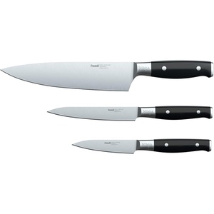 image:imageNinja K32003 Foodi NeverDull System 3Piece Chef Knife Utility amp Paring Set Premium German Stainless Steel Black