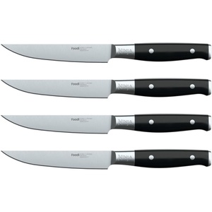 image:imageNinja K32004 Foodi NeverDull System 4Piece Steak Knife Set Premium German Stainless Steel Black4 piece set