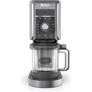 image:imageNinja NC501 CREAMi Deluxe 11in1 Ice Cream amp Frozen Treat Maker with 2 XL Family Size Pint Containers Silver Renewed