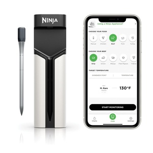 image:imageNinja ProChef Wireless Thermometer WP100ME  Ninja ProChef Wireless Thermometer withstands 700F and pairs with the ProConnect App for guided noguesswork cooking