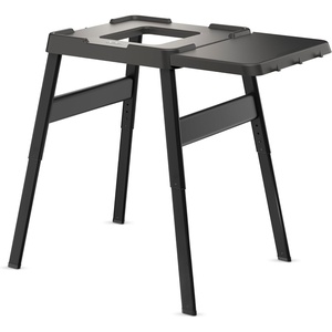 image:imageNinja Woodfire Adjustable Stand amp Side Table Electric Outdoor Oven amp BBQ Grill HeavyDuty Outdoor Cooking Table amp Pizza Oven 4718J800EUUK Black  Outdoor Oven amp Grill Stand Heavy Duty Outdoor Cooking Table and Pizza Oven Stand 4718J800EUUK