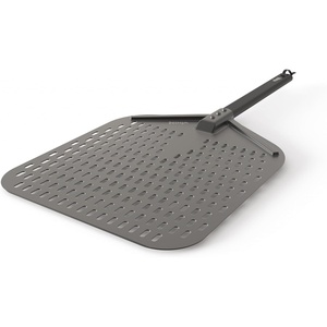 image:imageNinja Woodfire OO101UK Pizza Peel for Outdoor Oven Lightweight Perforated RustResistant for 30cm Pizzas Black BBQ or Grill XSKOOVPZPLEUK  Perforated rustresistant for pizzas 30 cm black can be used for barbecues or grills XSKPZPLEU