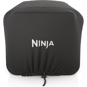 image:imageNinja XSKOCVR Premium Cover Compatible Woodfire Outdoor Oven OO100 series Adjustable Drawstrings UV and WaterResistant Lightweight Black 195 x 165 x 15  Ninja Woodfire Oven Cover is UV amp water resistant with a snug drawstring fit for the OO100 series ovenStorage Cover