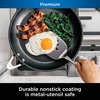 image:imageNinja C35000W Foodi NeverStick Premium HardAnodized 5Piece Cookware Set  BlackPremium