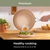 image:imageNinja Extended Life 1025 Fry Pan PTFEFree Dark Grey CW90026  5year nonstick via CeramicLock coating  5x more durable PTFEfree All stovetops amp induction compatible Oven safe 550F1025 Fry Pan