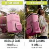 image:imageNinja FrostVault Go XL Soft Backpack Cooler Dry Storage Birch Beige  Ninja FrostVault Go XL soft cooler stays cool for hours with a leakproof easyaccess lid and carries like a backpackPink