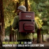 image:imageNinja FrostVault Go XL Soft Backpack Cooler Dry Storage Birch Beige  Ninja FrostVault Go XL soft cooler stays cool for hours with a leakproof easyaccess lid and carries like a backpackCanyon Red