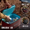 image:imageNinja FrostVault Go XL Soft Backpack Cooler Dry Storage Birch Beige  Ninja FrostVault Go XL soft cooler stays cool for hours with a leakproof easyaccess lid and carries like a backpackCanyon Red