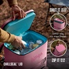 image:imageNinja FrostVault Go XL Soft Backpack Cooler Dry Storage Birch Beige  Ninja FrostVault Go XL soft cooler stays cool for hours with a leakproof easyaccess lid and carries like a backpackPink