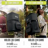 image:imageNinja FrostVault Go XL Soft Backpack Cooler Dry Storage Birch Beige  Ninja FrostVault Go XL soft cooler stays cool for hours with a leakproof easyaccess lid and carries like a backpackDark Grey
