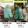 image:imageNinja FrostVault Go XL Soft Backpack Cooler Dry Storage Birch Beige  Ninja FrostVault Go XL soft cooler stays cool for hours with a leakproof easyaccess lid and carries like a backpackCactus Green