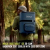 image:imageNinja FrostVault Go XL Soft Backpack Cooler Dry Storage Birch Beige  Ninja FrostVault Go XL soft cooler stays cool for hours with a leakproof easyaccess lid and carries like a backpackLuminous Blue