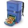 image:imageNinja FrostVault Go XL Soft Backpack Cooler Dry Storage Birch Beige  Ninja FrostVault Go XL soft cooler stays cool for hours with a leakproof easyaccess lid and carries like a backpackLuminous Blue