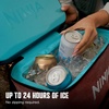 image:imageNinja FrostVault Go XL Soft Backpack Cooler Dry Storage Birch Beige  Ninja FrostVault Go XL soft cooler stays cool for hours with a leakproof easyaccess lid and carries like a backpackCanyon Red