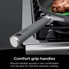 image:imageNinja Pots and Pans Set Non Stick  Comfort Grip 10Piece Cookware Set with NeverStick  Frying Pan Sauce Pan With Lid Stock Pot with Lid Nonstick Dishwasher Safe Oven Safe to 400F CW69010  Comfort Grip Frying Pan Sauce Pan with Lid Stock Pot with Lid Dishwasher Safe Oven Safe to 400F CW6901010 Piece Set