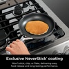 image:imageNinja Pots and Pans Set Non Stick  Comfort Grip 10Piece Cookware Set with NeverStick  Frying Pan Sauce Pan With Lid Stock Pot with Lid Nonstick Dishwasher Safe Oven Safe to 400F CW69010  Comfort Grip Frying Pan Sauce Pan with Lid Stock Pot with Lid Dishwasher Safe Oven Safe to 400F CW6901010 Piece Set