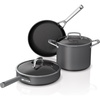 image:imageNinja C35000W Foodi NeverStick Premium HardAnodized 5Piece Cookware Set  BlackPremium