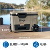 image:imageNinja FrostVault 45qt Cooler with Wheels Dry Storage Drawer Birch Beige  Ninja FrostVaults 45qt capacity holds 68 cans keeps food cool amp dry and rolls easily on allterrain wheels