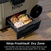 image:imageNinja FrostVault 45qt Cooler with Wheels Dry Storage Drawer Birch Beige  Ninja FrostVaults 45qt capacity holds 68 cans keeps food cool amp dry and rolls easily on allterrain wheels