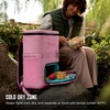 image:imageNinja FrostVault Go Soft Backpack Cooler Dry Storage Petal Pink  Ninja FrostVault Go soft cooler stays cool for hours with a leakproof easyaccess lid and carries like a backpack