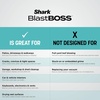 image:imageShark BlastBoss AllinOne Air Blasting System with BlastBroom AB2111  Precision Nozzle Extension Wand IndoorOutdoor Cleaning 0190 MPH Cordless Handheld Blower Rechargeable CharcoalStrawberry