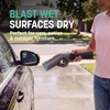 image:imageShark BlastBoss AllinOne Air Blasting System with BlastBroom AB2111  Precision Nozzle Extension Wand IndoorOutdoor Cleaning 0190 MPH Cordless Handheld Blower Rechargeable CharcoalCharcoal
