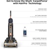 image:imageShark CarpetForce Lightweight Upright Carpet amp Area Rug Cleaner EX501BRN  For Carpets amp Area Rugs Lightweight Two Modes DirtDisrupt Brushroll Deep Clean Ultra Dirt amp Odor RemoverCarpetForce  HairPro