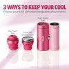 image:imageShark ChillPill 3in1 Fan Mist and Cooling Plate Haze FA022LV  3in1 Cooling System Handheld or Wearable Drops Skin Temp up to 16 Indoor  Outdoor DryTouch Mist 10 SpeedsDragon Fruit