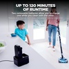 image:imageShark Cordless Pet Cordless Lightweight Stick Vacuum Cleaner IY143H  Self Cleaning Brushroll 40Min Runtime Removable Handheld XL Dust Cup Moonlight Blue 2026 ReleaseBlack