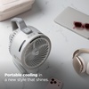 image:imageShark FlexBreeze HydroGo Pro Portable Misting Fan Peony FA056PK  CordedCordless Indoor  Outdoor Mist Lowers Temps up to 5 up to 29Hr Battery up to 70 Ft of Power 5 SpeedsDiamond