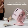 image:imageShark FlexBreeze HydroGo Pro Portable Misting Fan Peony FA056PK  CordedCordless Indoor  Outdoor Mist Lowers Temps up to 5 up to 29Hr Battery up to 70 Ft of Power 5 SpeedsBedazzle Pink Diamond