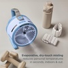 image:imageShark FlexBreeze HydroGo Pro Portable Misting Fan Peony FA056PK  CordedCordless Indoor  Outdoor Mist Lowers Temps up to 5 up to 29Hr Battery up to 70 Ft of Power 5 SpeedsSky