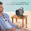 image:imageShark FlexBreeze HydroGo Pro Portable Misting Fan Peony FA056PK  CordedCordless Indoor  Outdoor Mist Lowers Temps up to 5 up to 29Hr Battery up to 70 Ft of Power 5 SpeedsDune