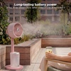 image:imageShark FlexBreeze Pro Mist 2in1 Fan with Integrated Mist White FA302WH  CordedCordless Pedestal to Tabletop up to 24Hr Battery up to 70 Ft of Power 5 Speeds with Integrated Misting TankBlush FlexBreeze ProMist w Portable Tank