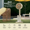 image:imageShark FlexBreeze Pro Mist 2in1 Fan with Integrated Mist White FA302WH  CordedCordless Pedestal to Tabletop up to 24Hr Battery up to 70 Ft of Power 5 Speeds with Integrated Misting TankButter FlexBreeze ProMist w Portable Tank